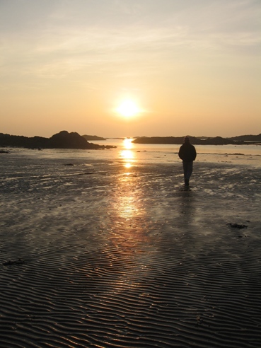 The sunset from Rhosneigr.